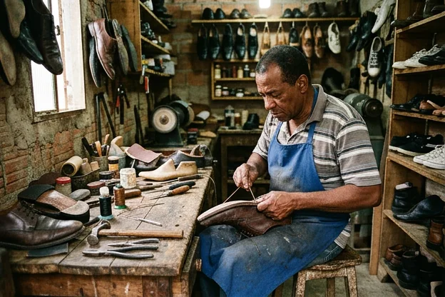 Reforma de sapatos sociais em Itaperuna